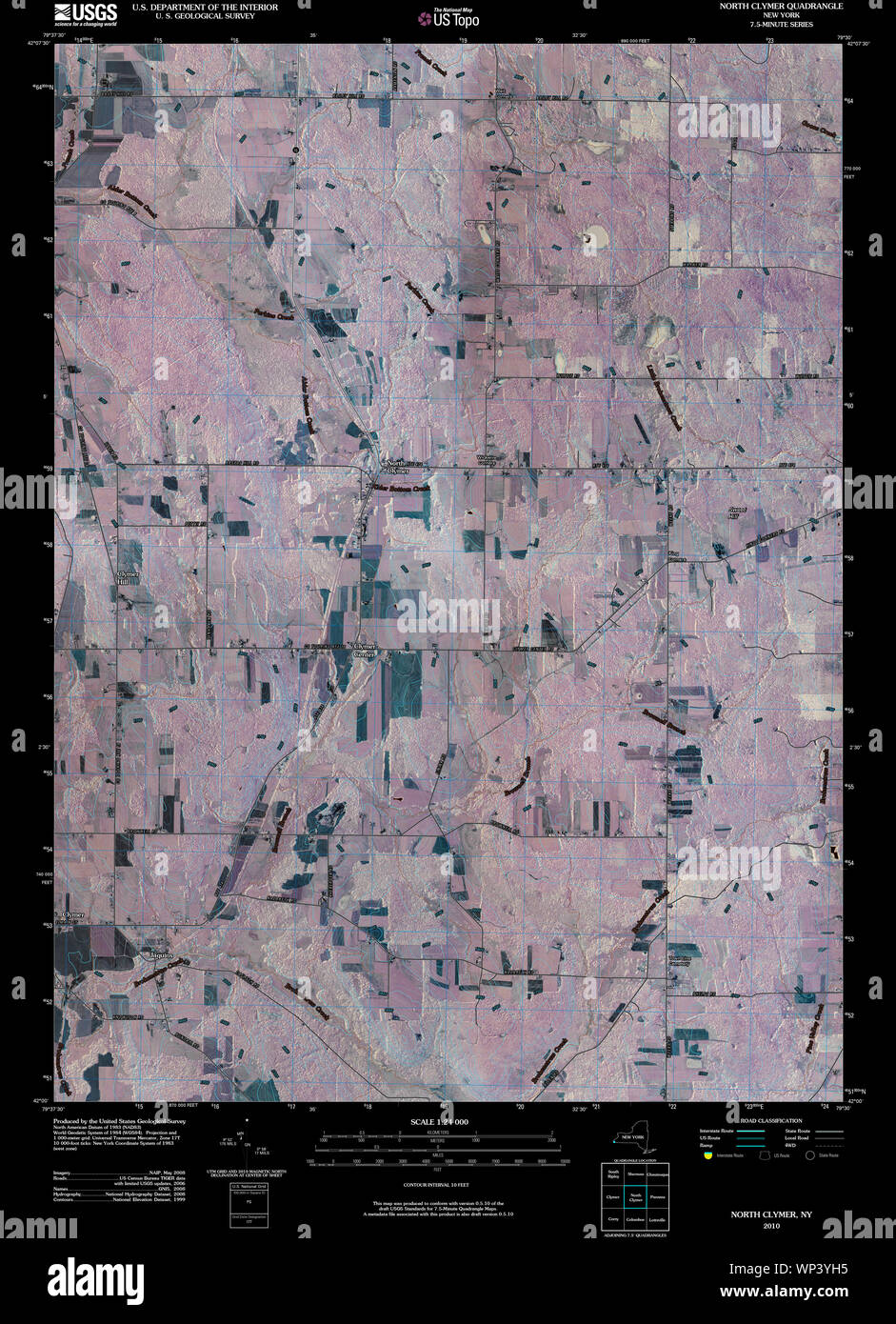 Map of clymer hires stock photography and images Alamy