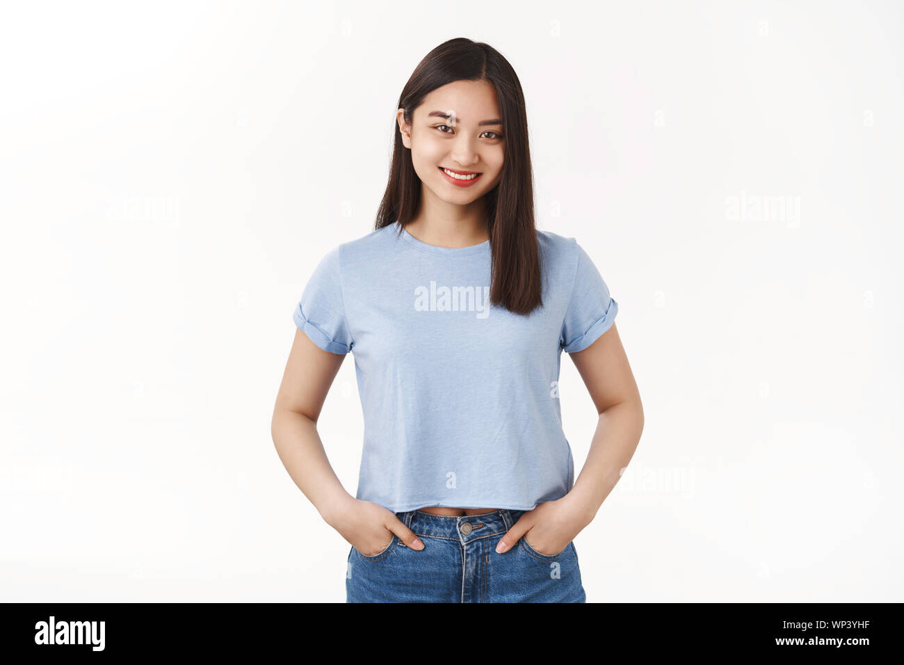 Light blue t shirt with jeans sale