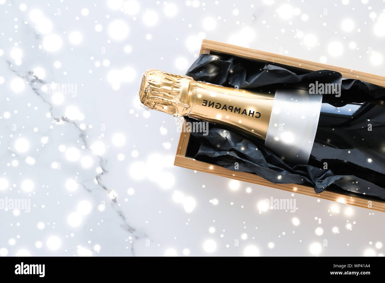 New Years Eve, happy holidays and luxury present concept - Christmas ...