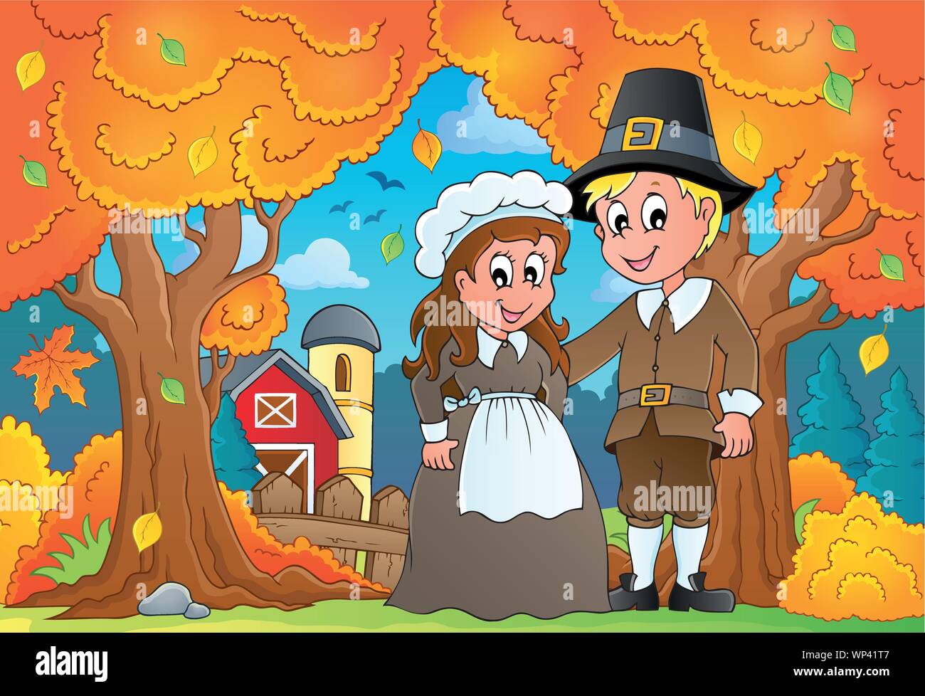 Thanksgiving theme image 7 Stock Vector
