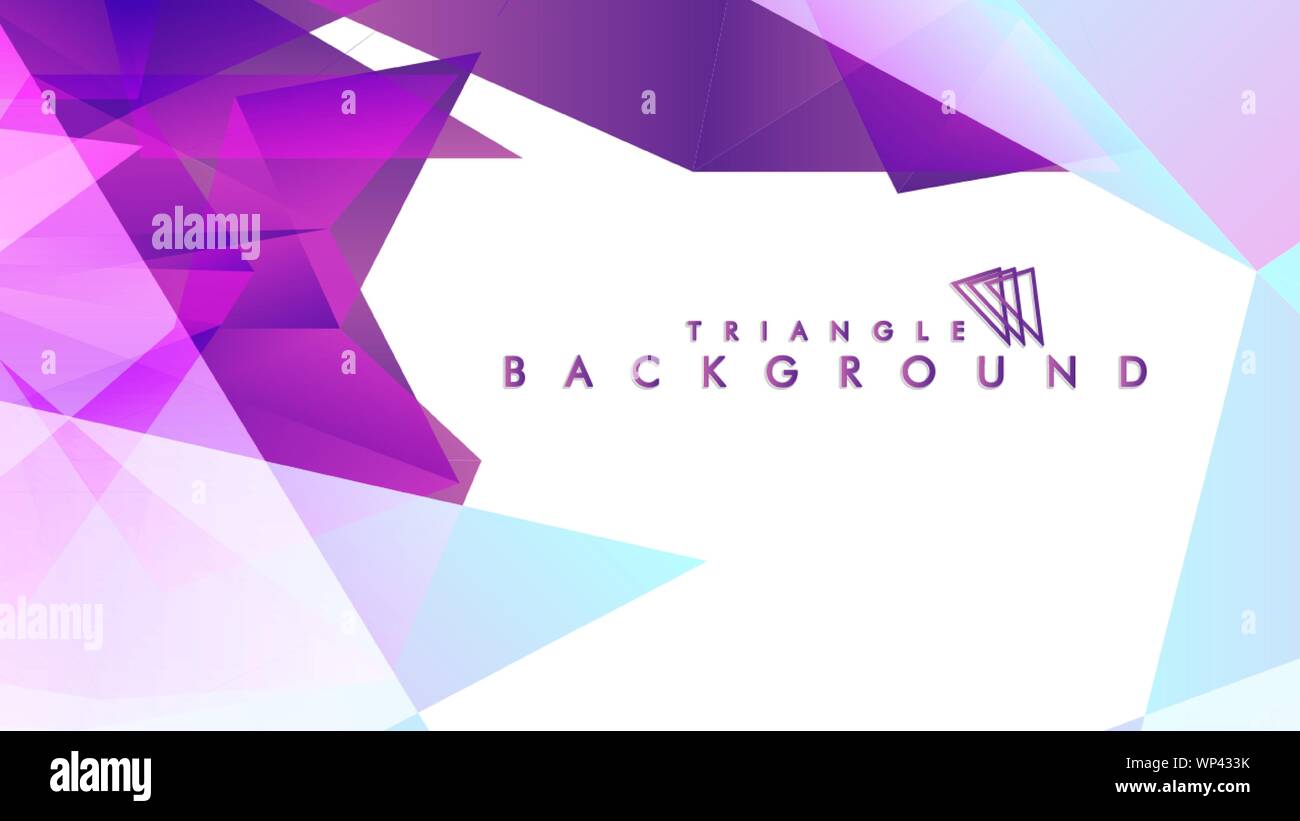 Abstract vector triangle background with colorful gradient. Vector EPS ...
