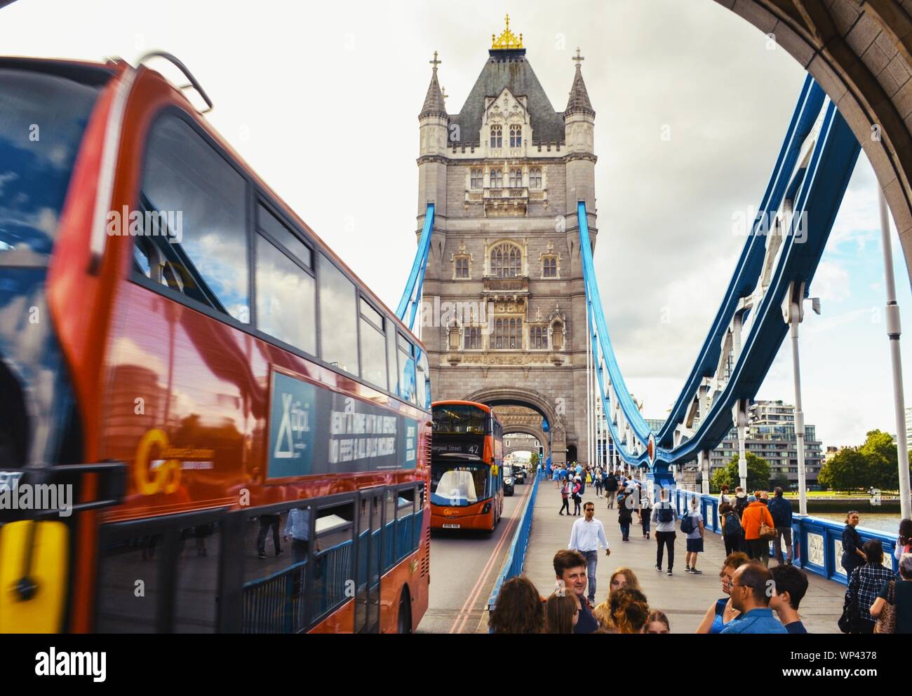 London Tower Bridge Stock Photo