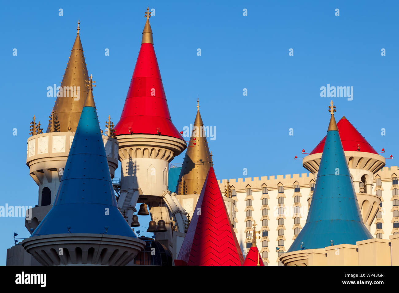 LAS VEGAS, NEVADA/USA - AUGUST 1 : Walt Disney Castle in Las Vegas on August 1, 2011 Stock Photo