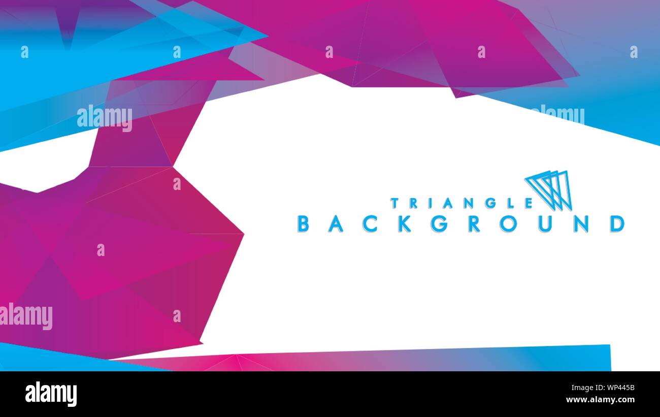 Abstract vector triangle background with colorful gradient. Vector EPS ...