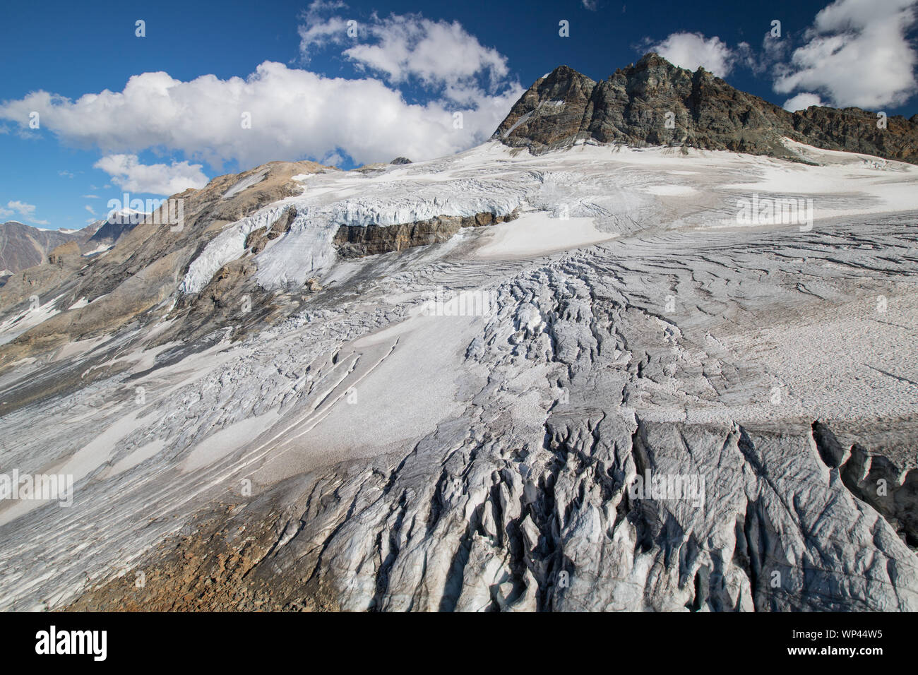 Glaciers of the Swiss alps Stock Photo - Alamy