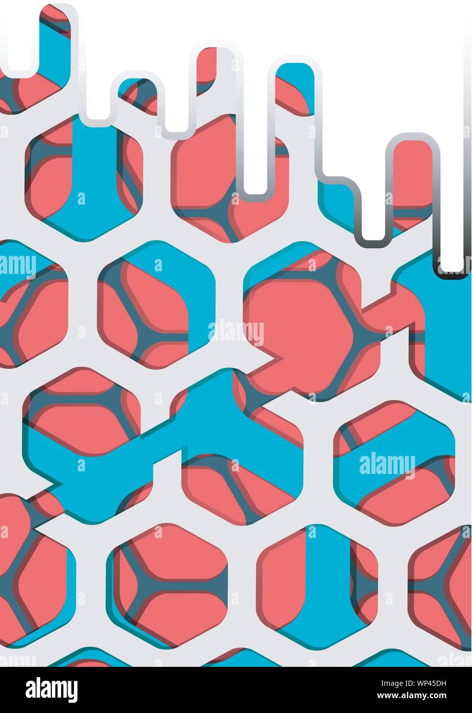 Vector of abstract colorful hexagon background Stock Vector Image & Art ...