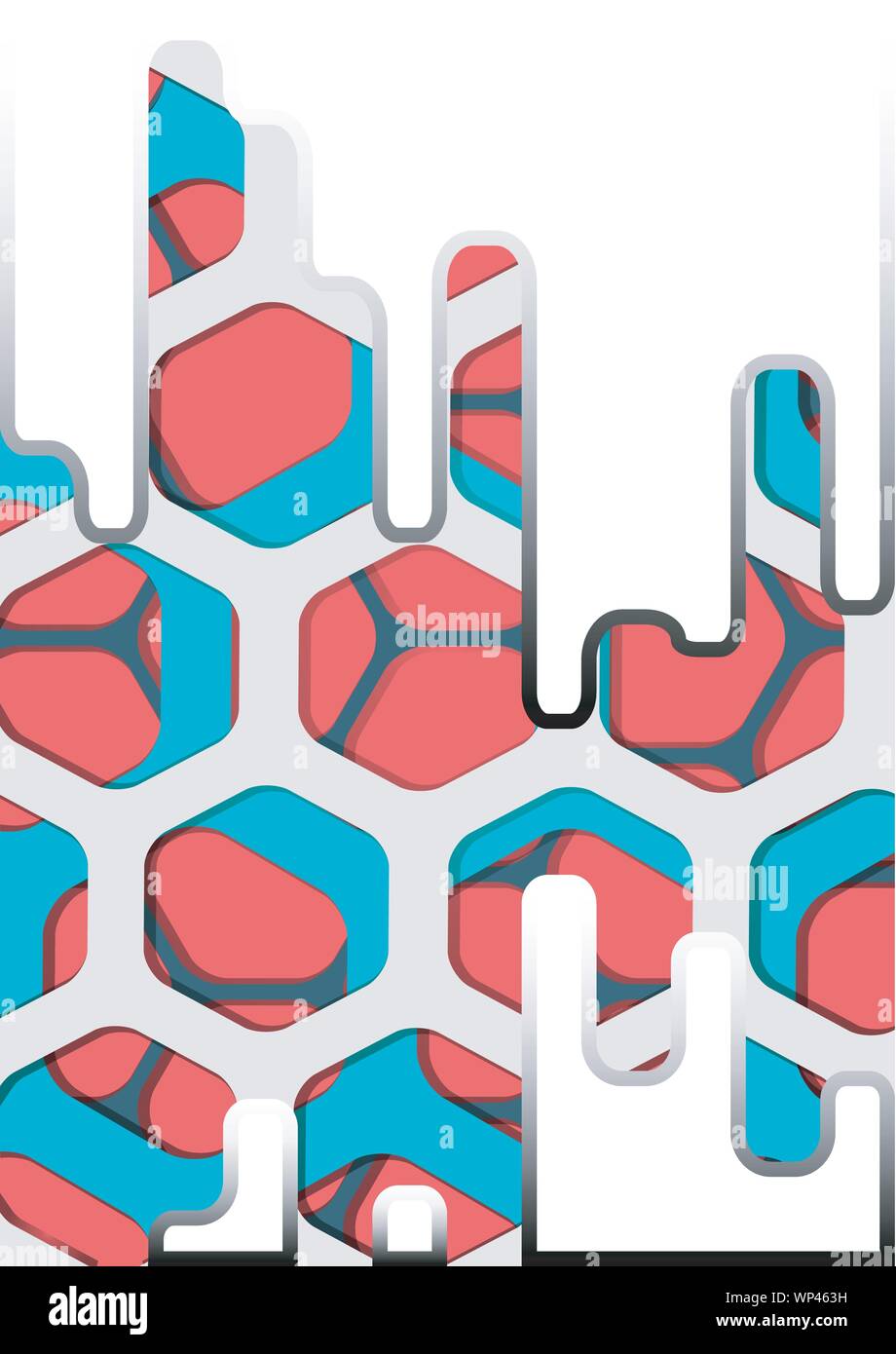 Vector of abstract colorful hexagon background Stock Vector Image & Art ...