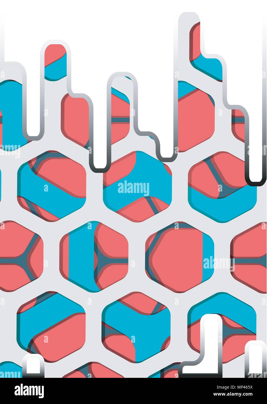 Vector of abstract colorful hexagon background Stock Vector Image & Art ...