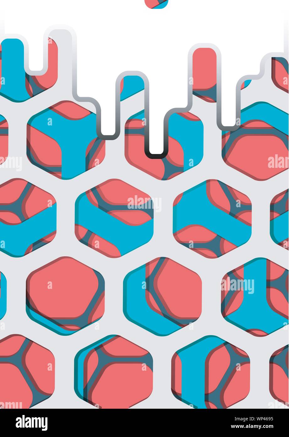 Vector of abstract colorful hexagon background Stock Vector Image & Art ...