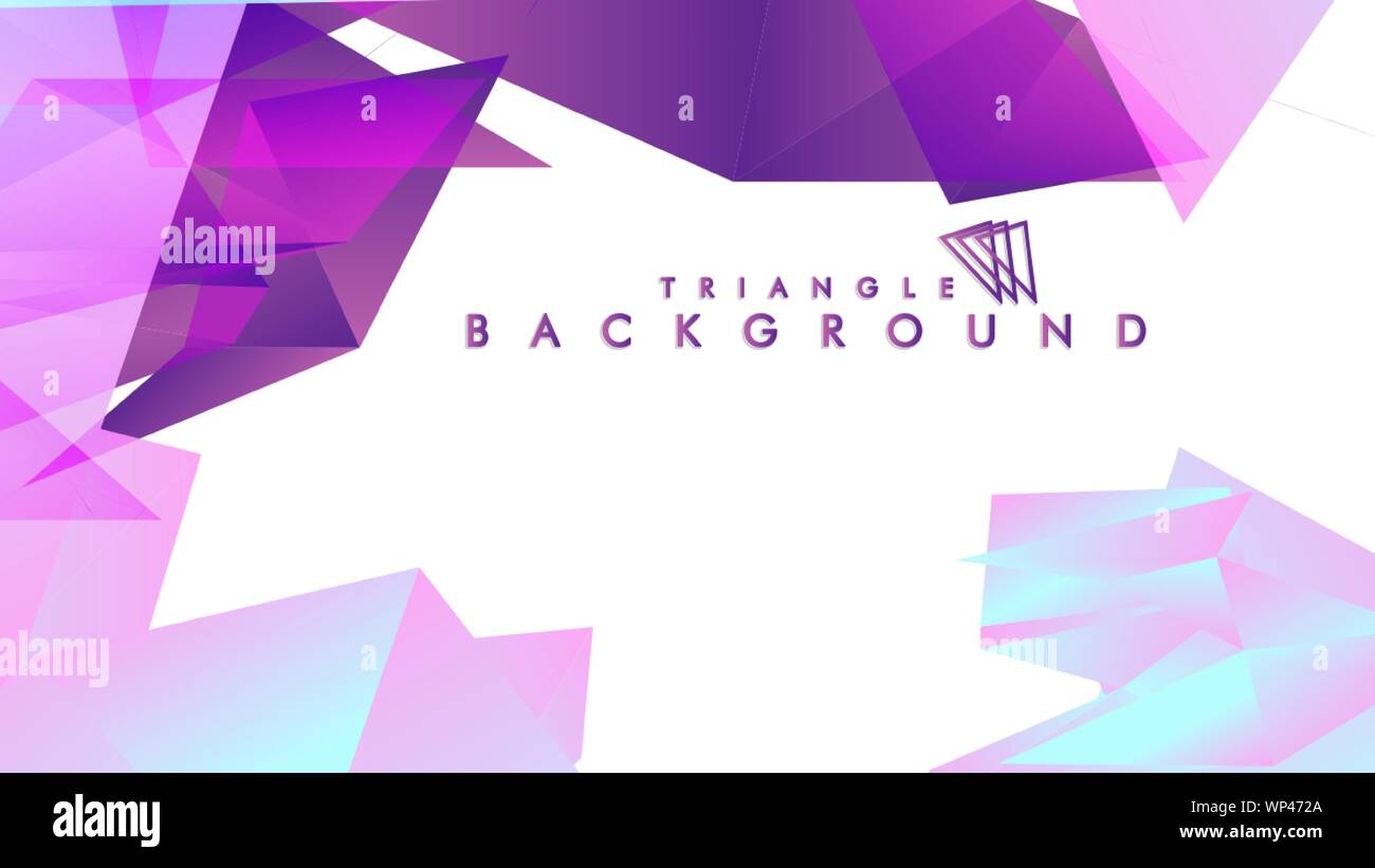 Abstract vector triangle background with colorful gradient. Vector EPS ...