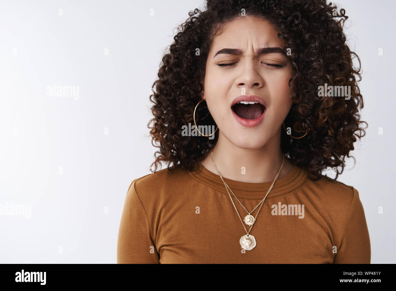 Sleepy 20s adult hires stock photography and images Alamy