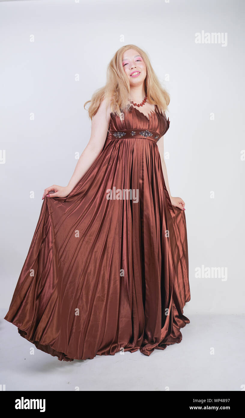 chubby evening gown