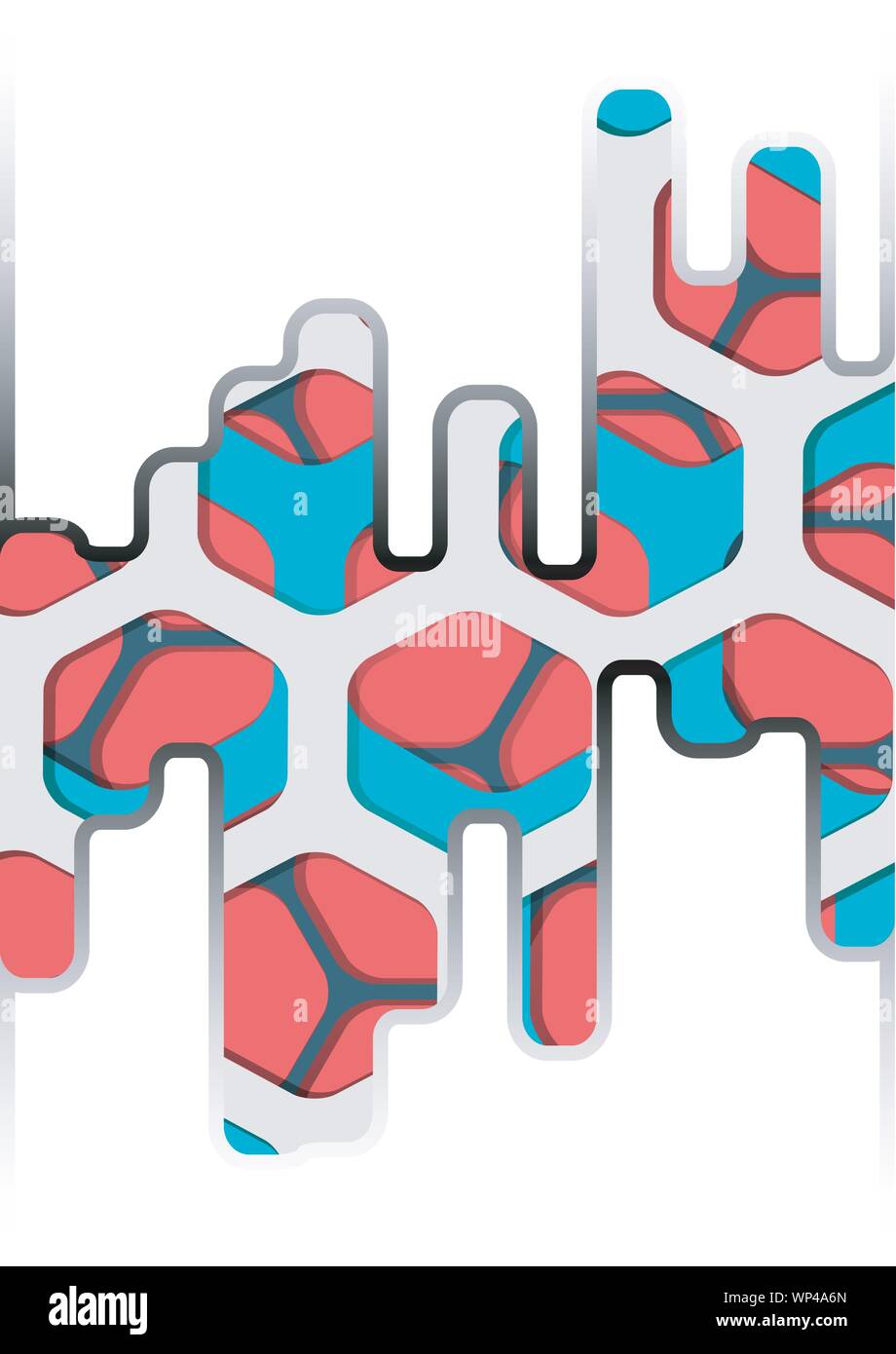 Vector of abstract colorful hexagon background Stock Vector Image & Art ...