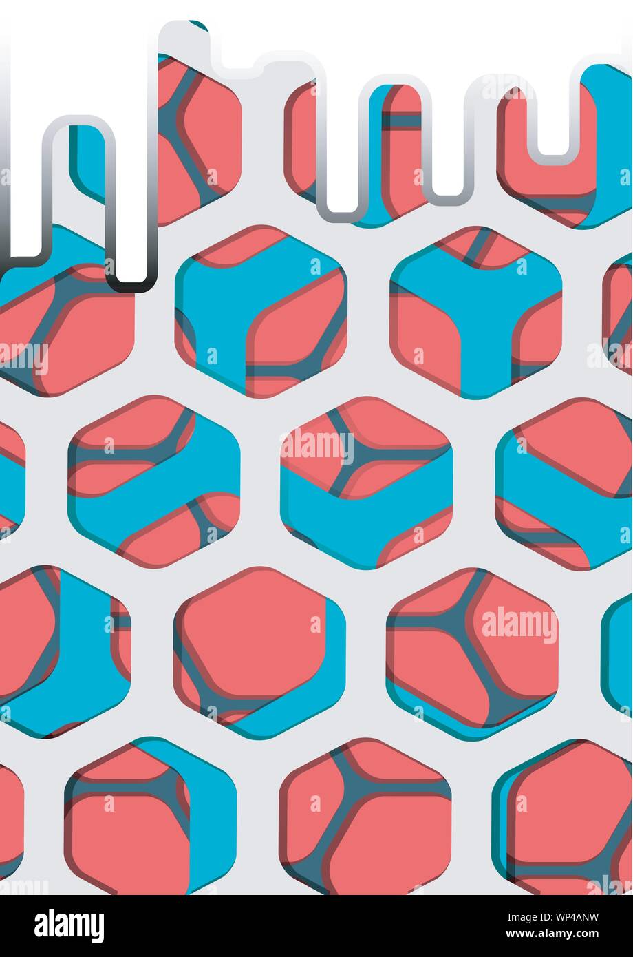 Vector of abstract colorful hexagon background Stock Vector Image & Art ...