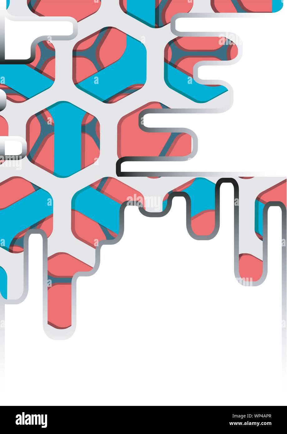 Vector of abstract colorful hexagon background Stock Vector Image & Art ...