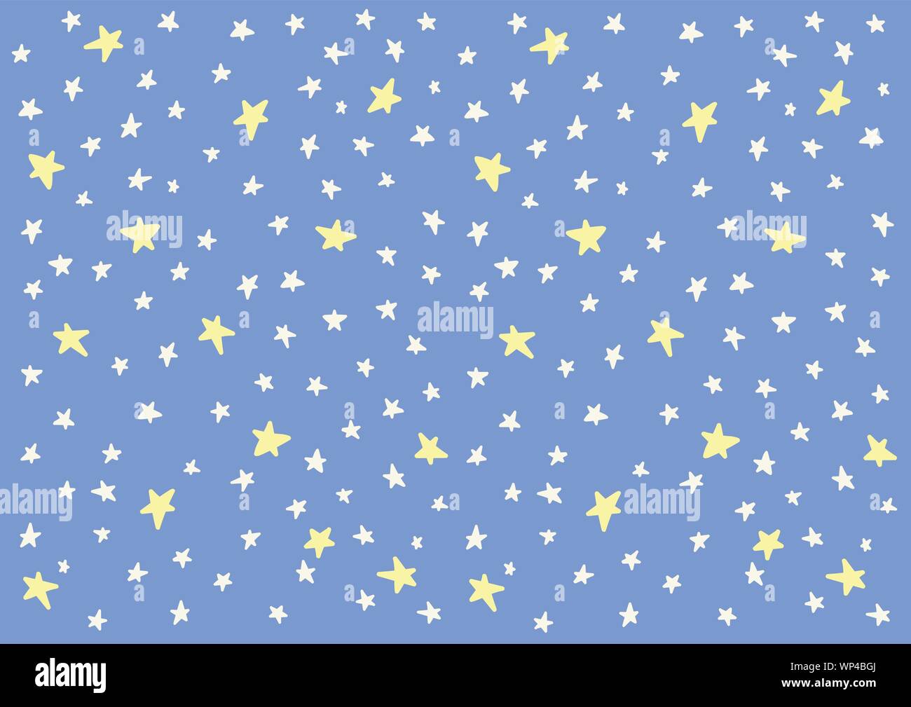 Star night pattern template baby children kids Stock Vector Image &amp; Art ...
