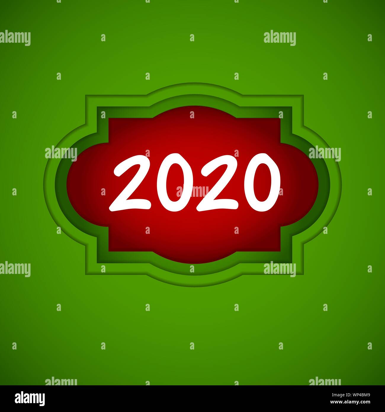 2020 New Year and Merry Christmas Background. Vector Illustration Stock ...