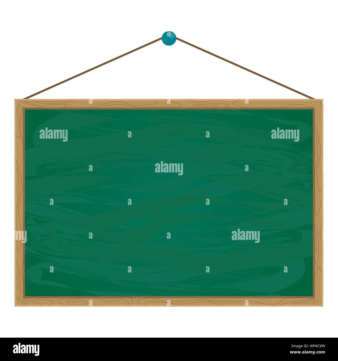 Dry Erase green Chalkboard for school classroom Stock Vector Image
