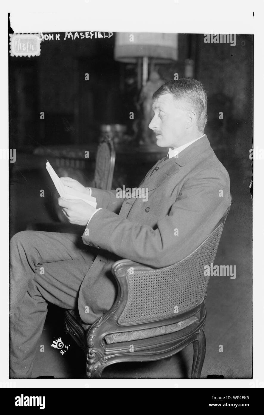 John Masefield Stock Photo