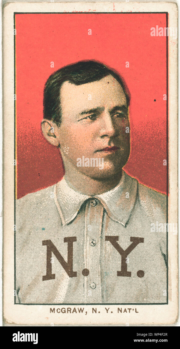 John McGraw, New York Giants, baseball card portrait Stock Photo