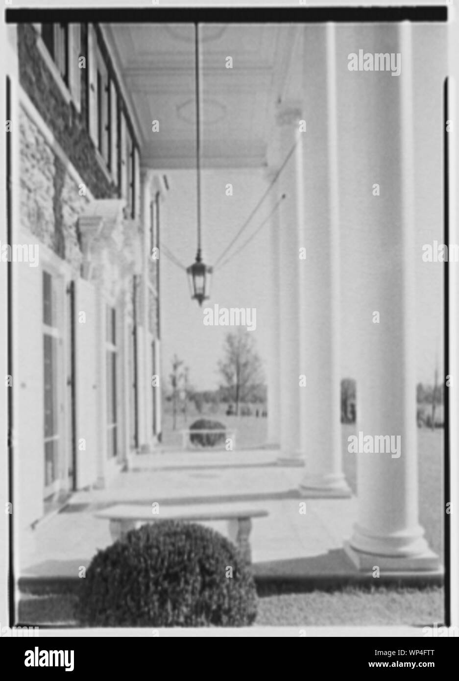 John N. Conyngham, Hayfield Farm, residence in Lehman Township, Pennsylvania. Stock Photo