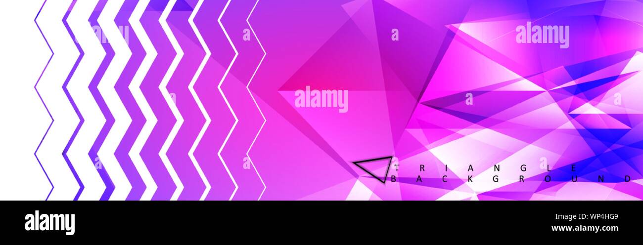 Abstract vector triangle background with colorful gradient. Vector EPS ...