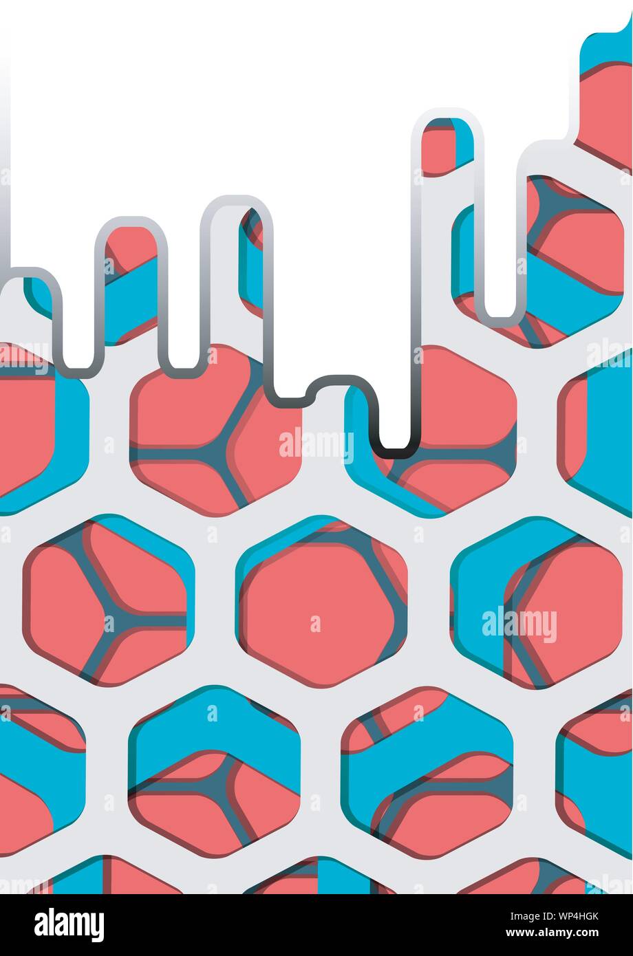 Vector of abstract colorful hexagon background Stock Vector Image & Art ...