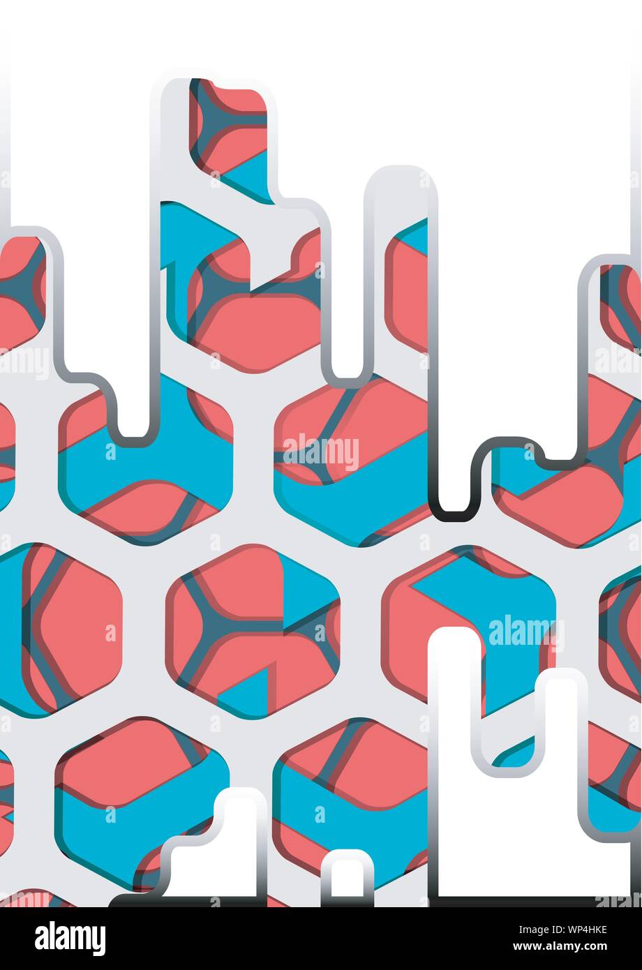 Vector of abstract colorful hexagon background Stock Vector Image & Art ...