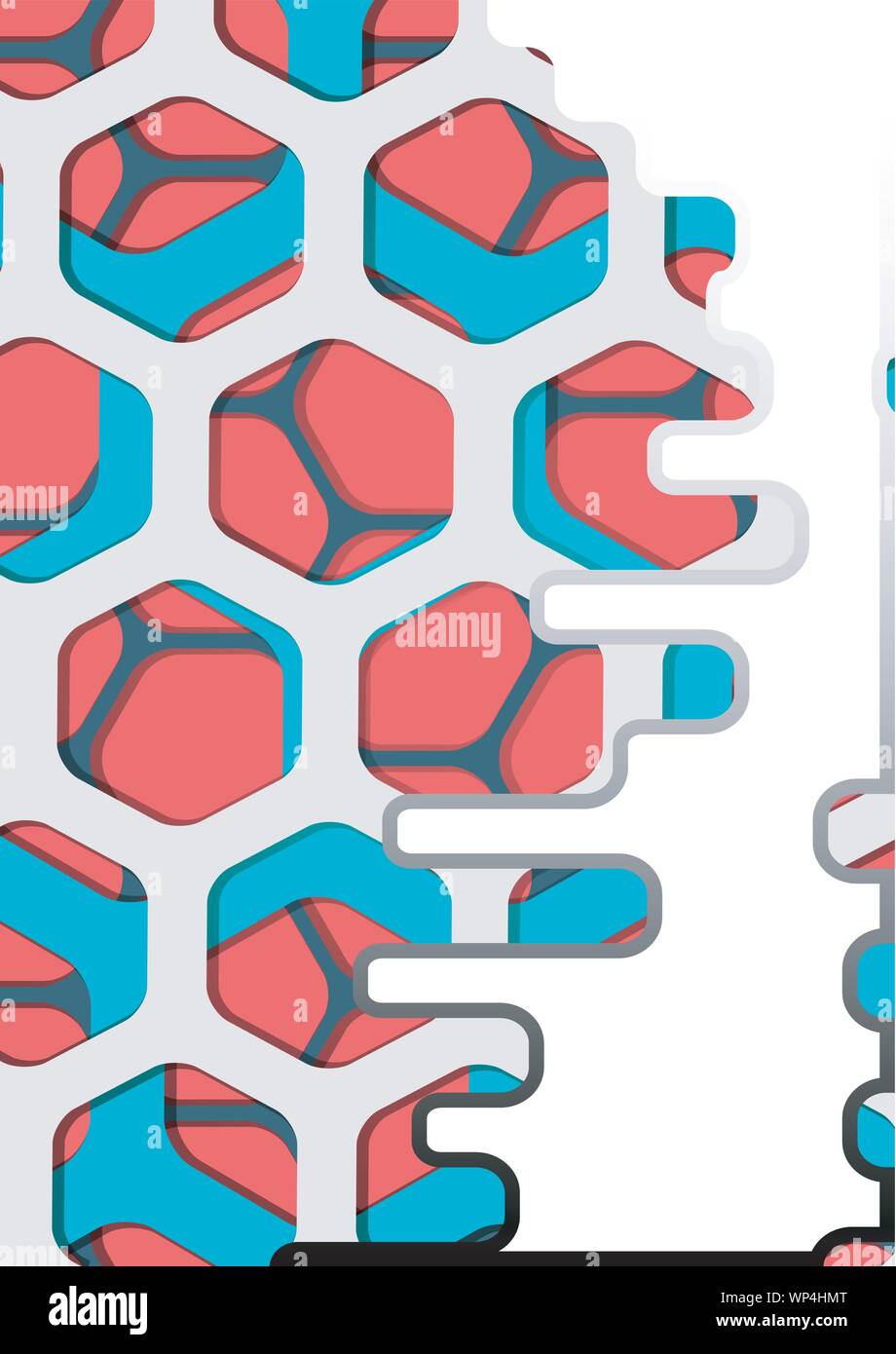 Vector of abstract colorful hexagon background Stock Vector Image & Art ...