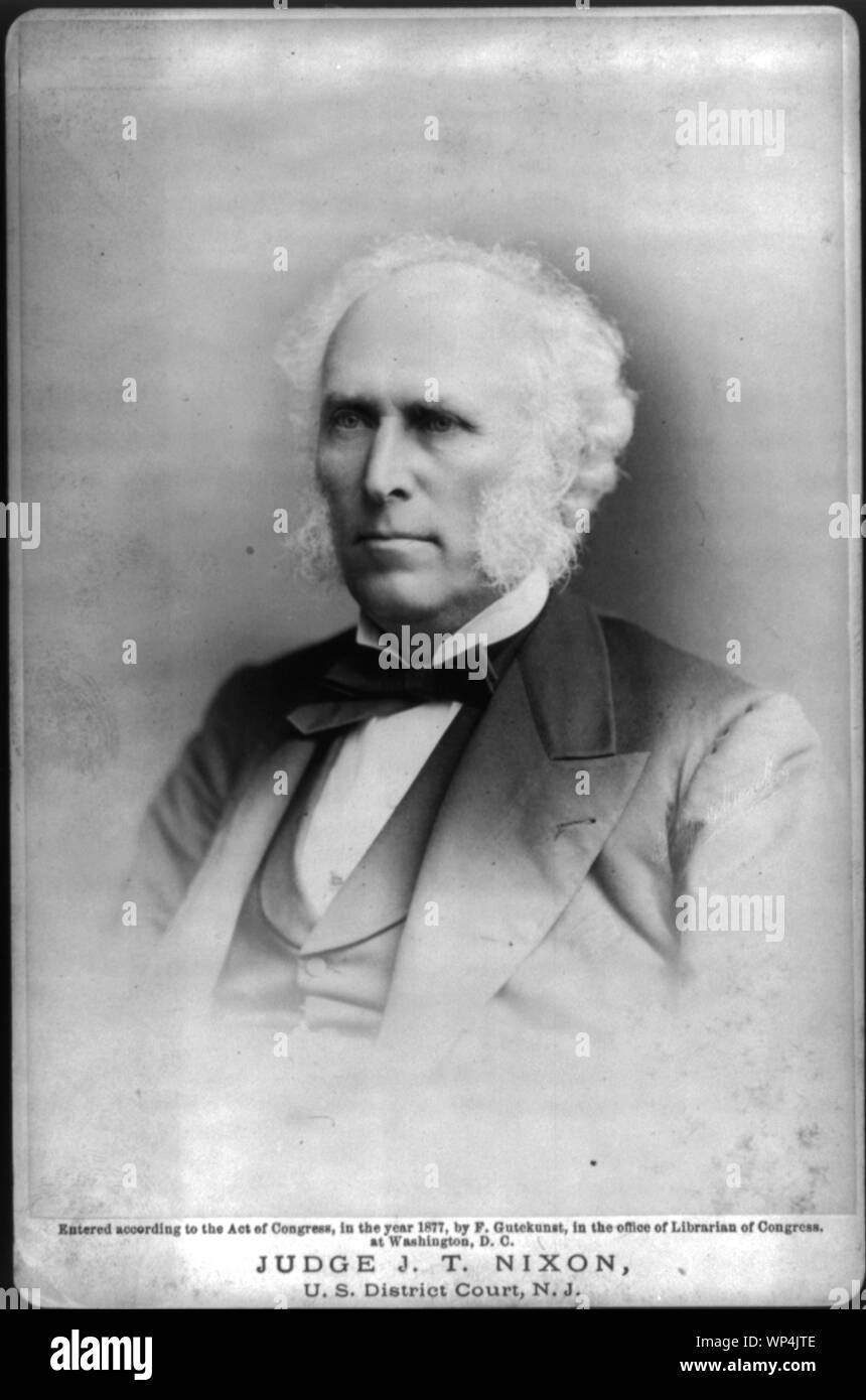 John Thompson Nixon, 18201889, bust portrait, facing left Stock Photo Alamy