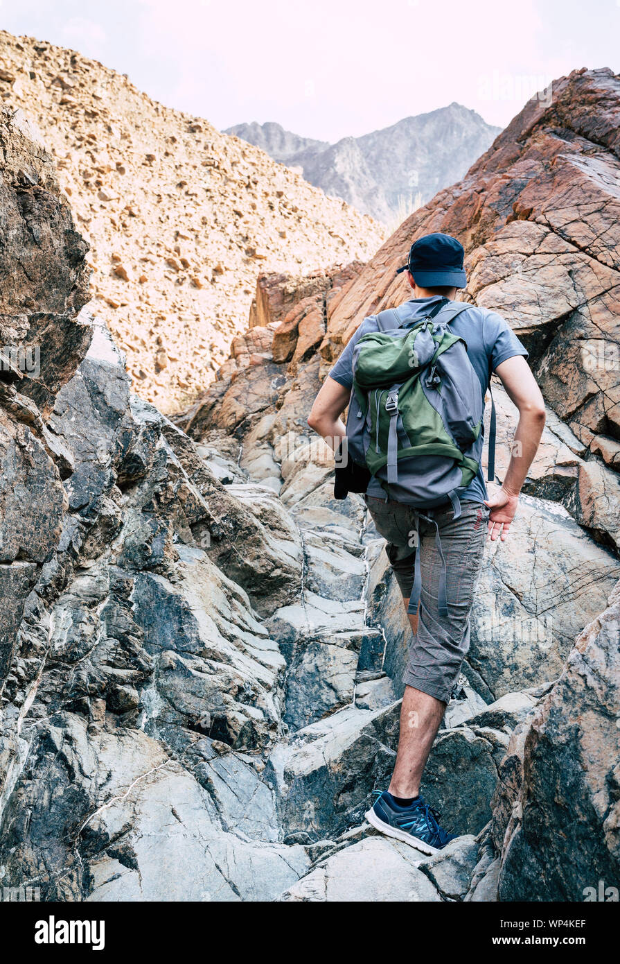 Man hiking in nature near hi-res stock photography and images - Alamy