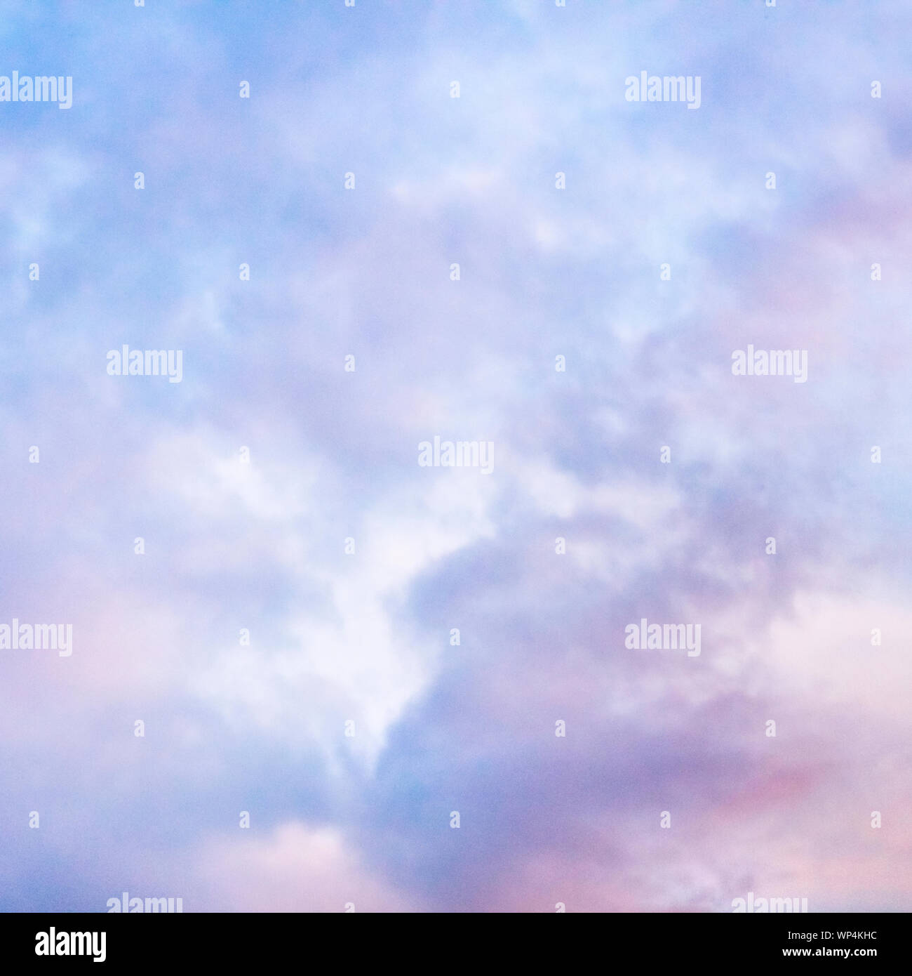 Abstract Romantic Pastel Background Purple Sky Toned Image Square Frame For A Quote Stock Photo Alamy