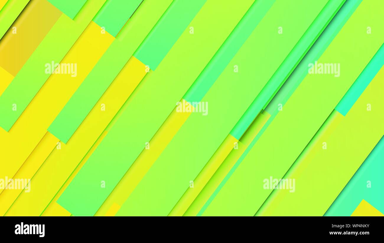 abstract geometric background line with color gradient green and yellow ...