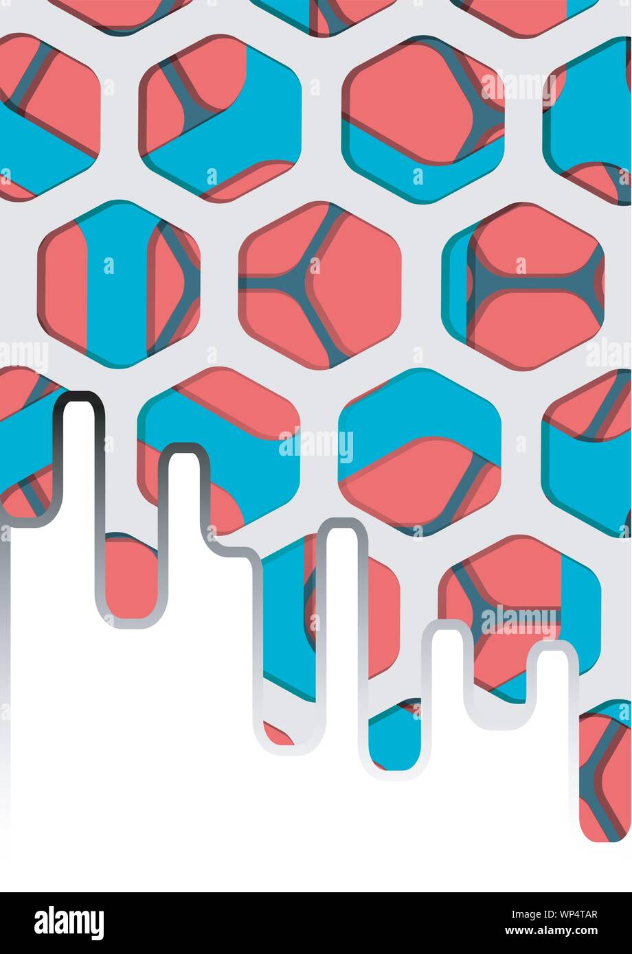 Vector of abstract colorful hexagon background Stock Vector Image & Art ...