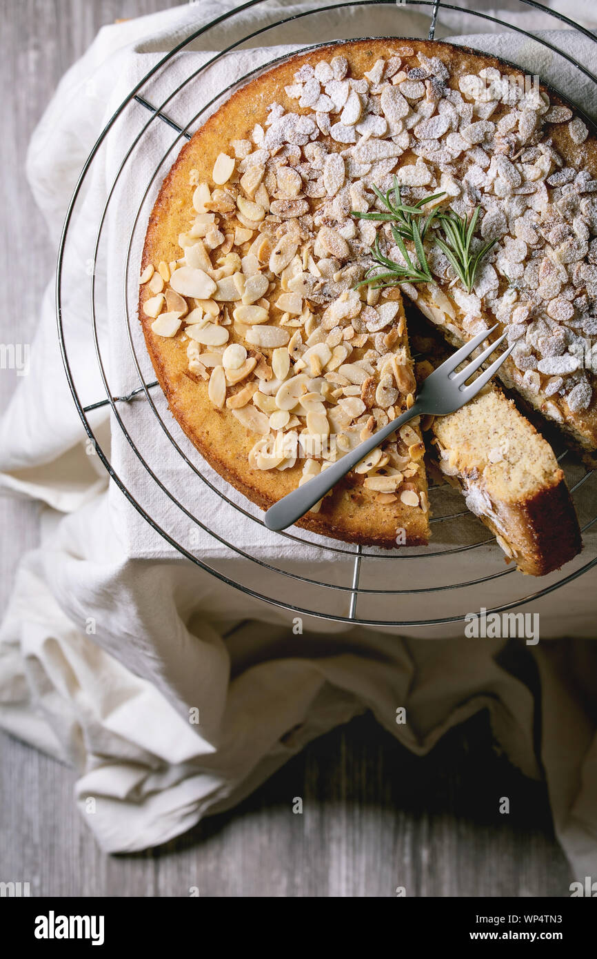 Gluten free almond cake Stock Photo - Alamy