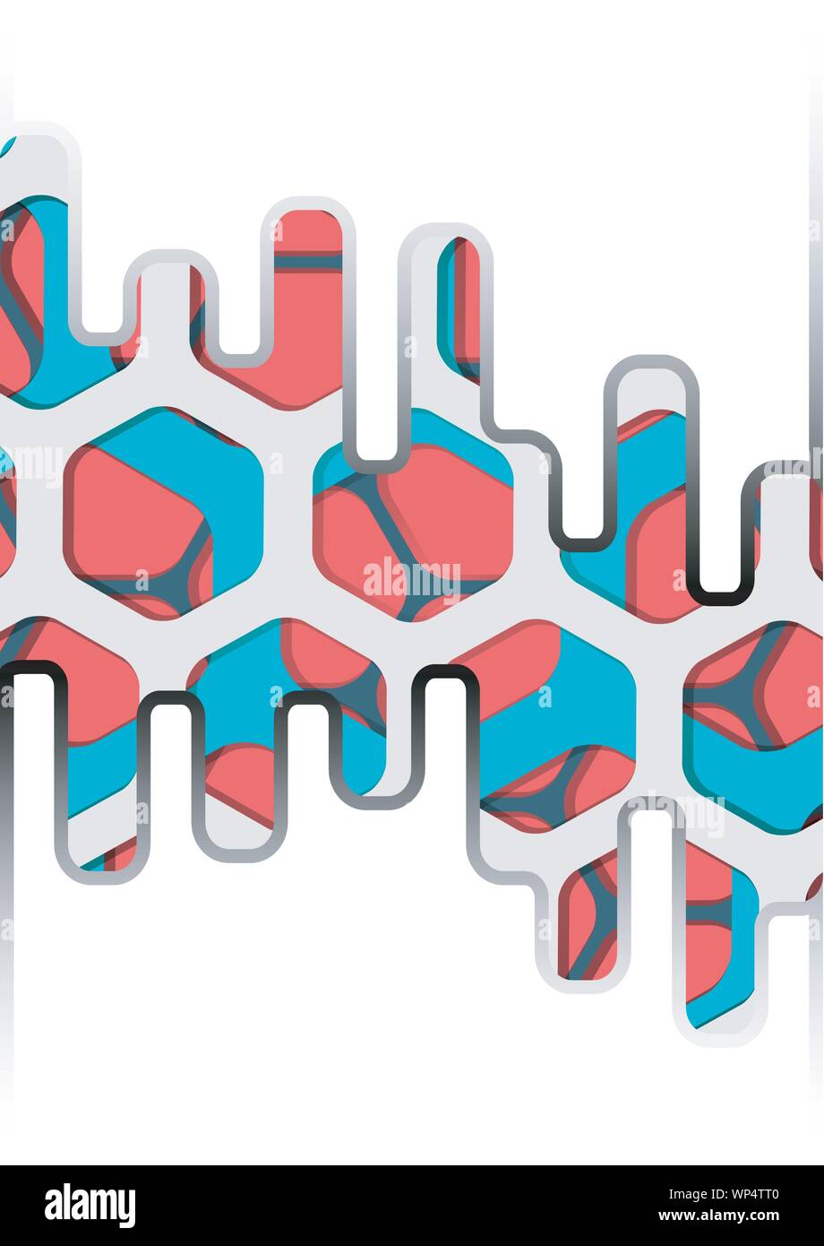 Vector of abstract colorful hexagon background Stock Vector Image & Art ...