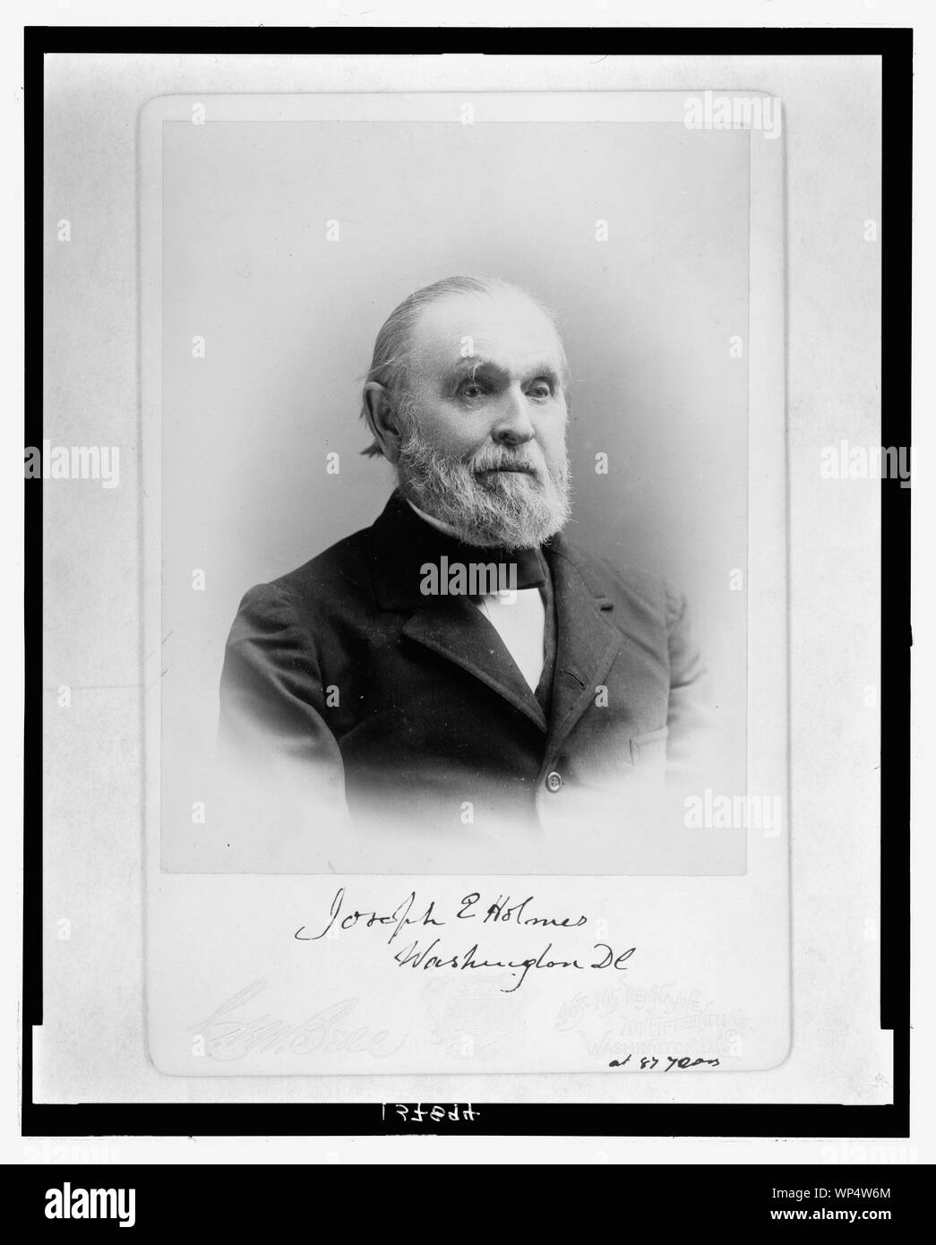 Joseph E. Holmes, Washington, D.C., at 87 years, headandshoulders