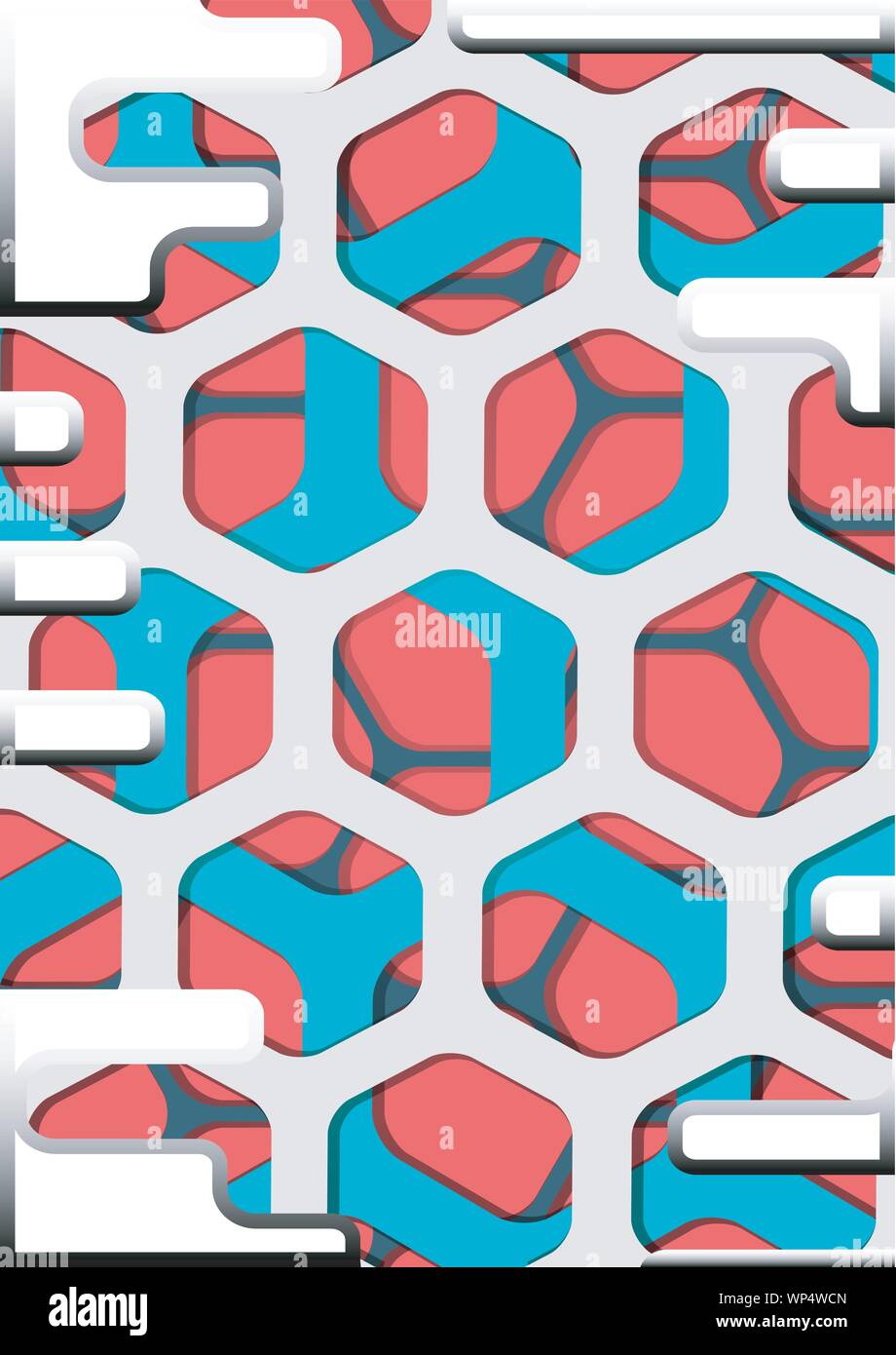 Vector of abstract colorful hexagon background Stock Vector Image & Art ...