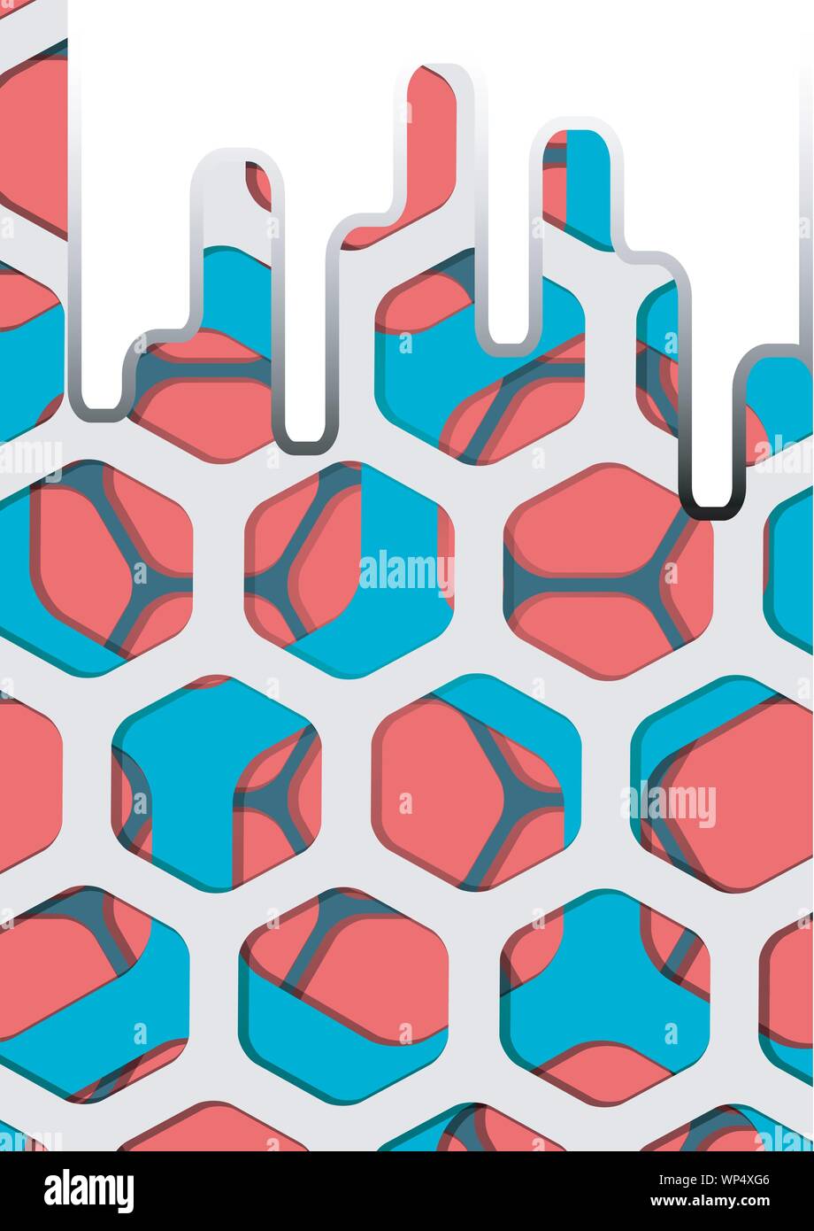 Vector of abstract colorful hexagon background Stock Vector Image & Art ...