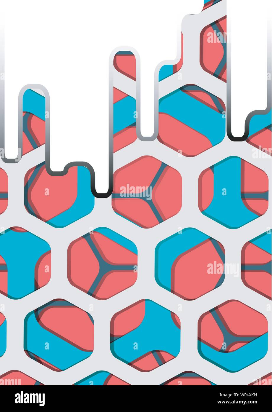 Vector of abstract colorful hexagon background Stock Vector Image & Art ...