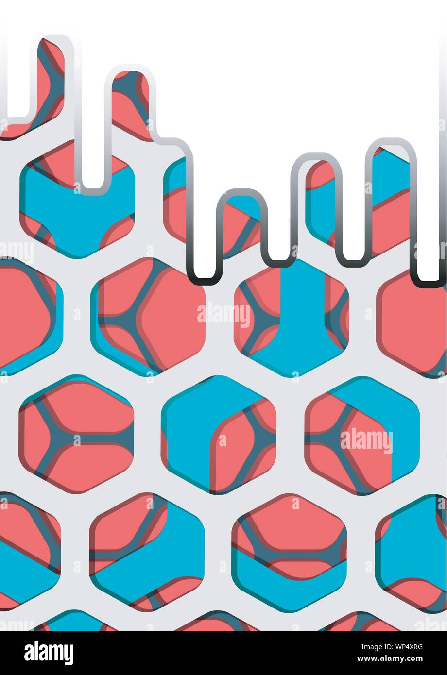 Vector of abstract colorful hexagon background Stock Vector Image & Art ...