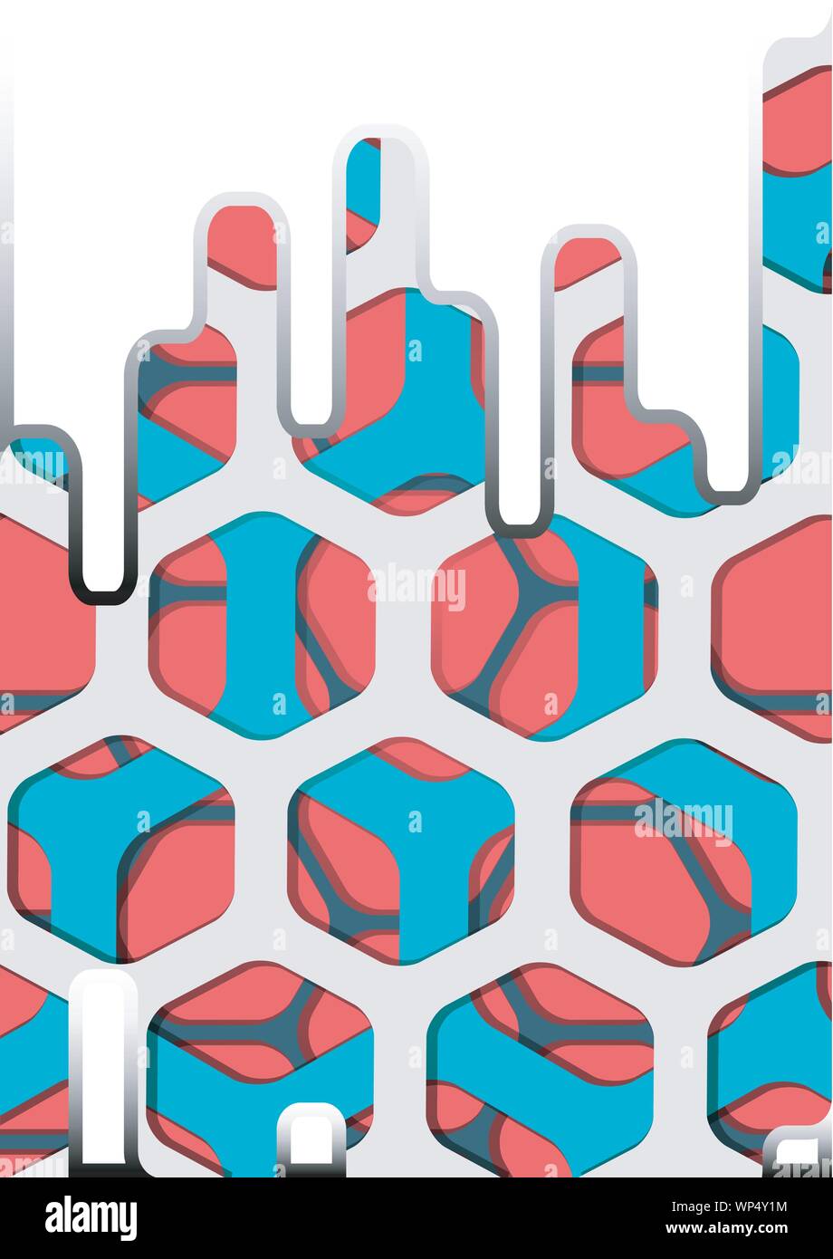 Vector of abstract colorful hexagon background Stock Vector Image & Art ...