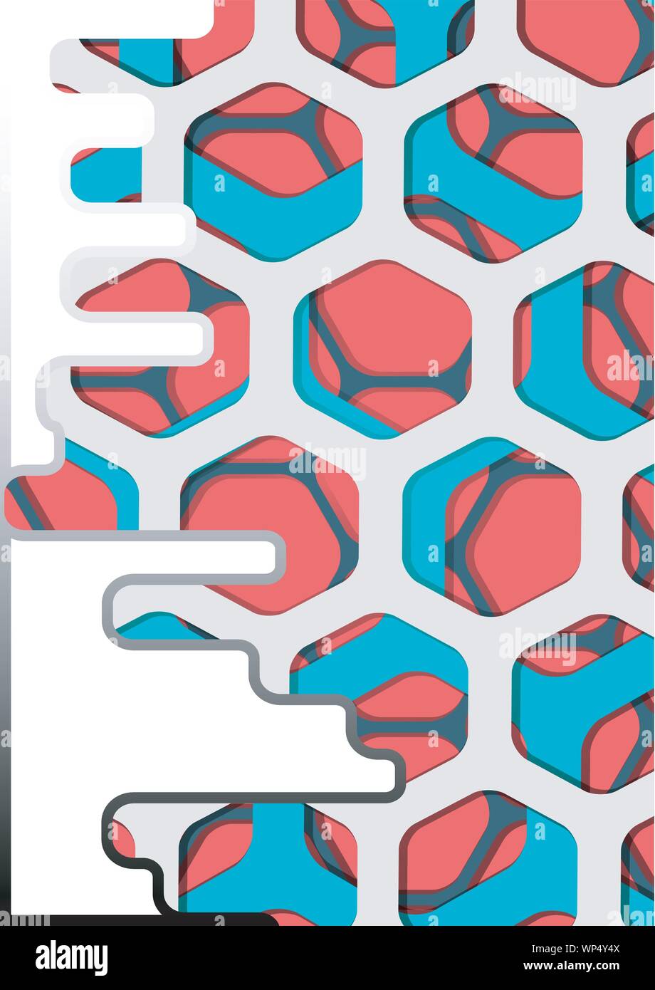 Vector of abstract colorful hexagon background Stock Vector Image & Art ...