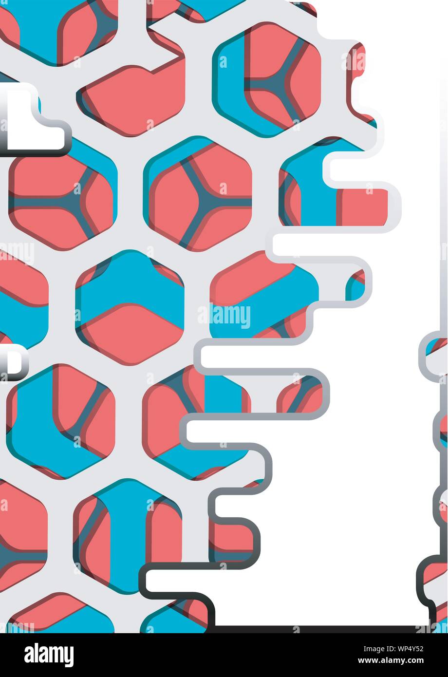 Vector of abstract colorful hexagon background Stock Vector Image & Art ...