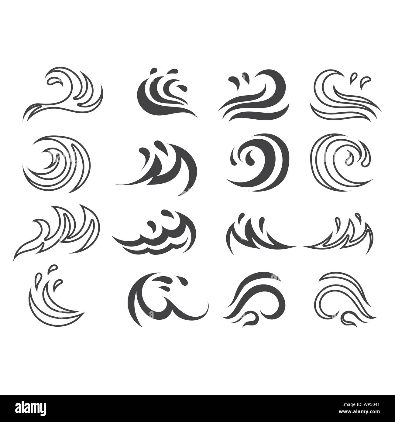 Water Wave Logo Template vector symbol nature Stock Vector Image & Art ...