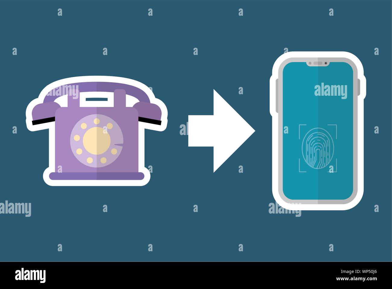 flat design gadgets technology icons Stock Vector