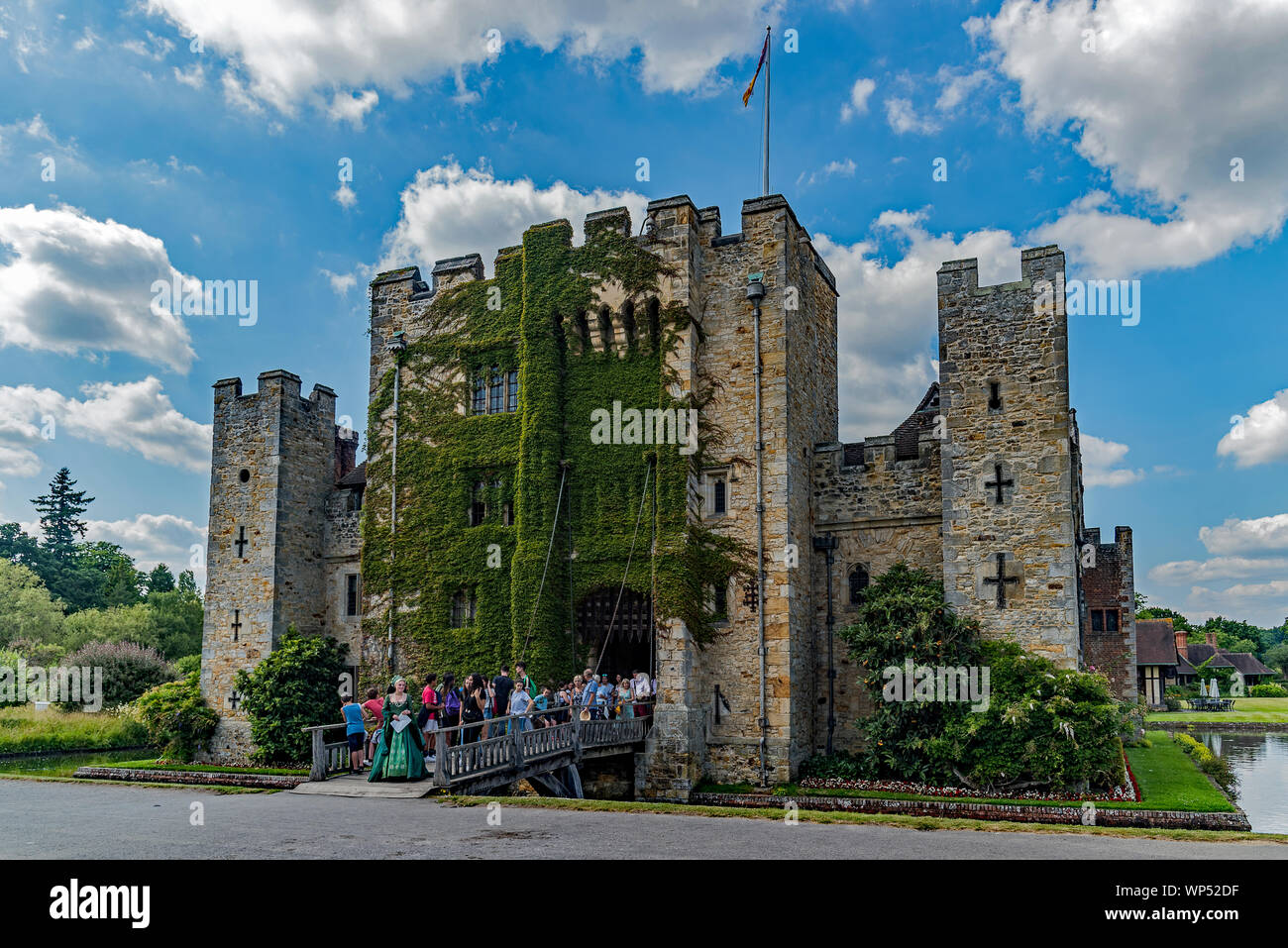 Hever Castle in Kent, U.K. - viiews Stock Photo