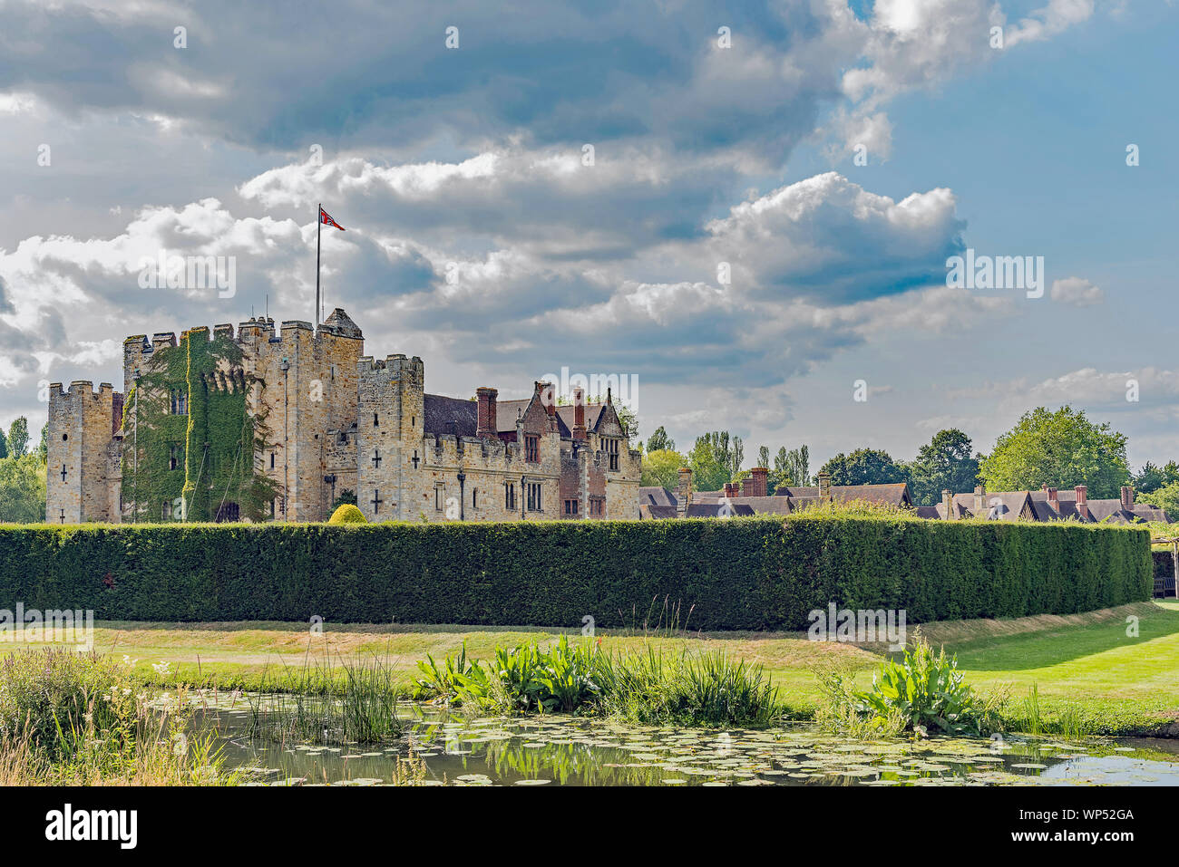 Hever Castle in Kent, U.K. - viiews Stock Photo