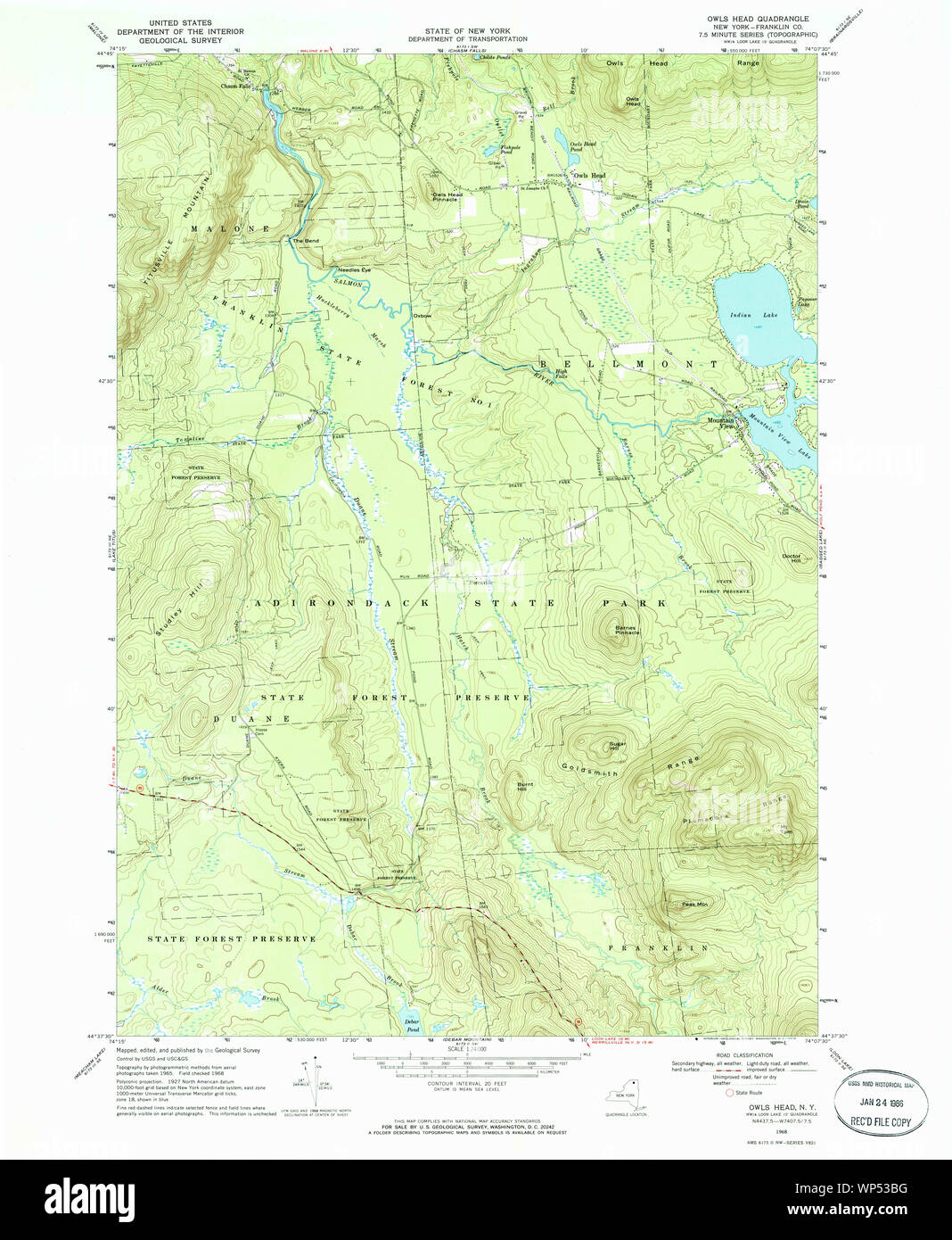 New York NY Owls Head 135954 1968 24000 Restoration Stock Photo Alamy