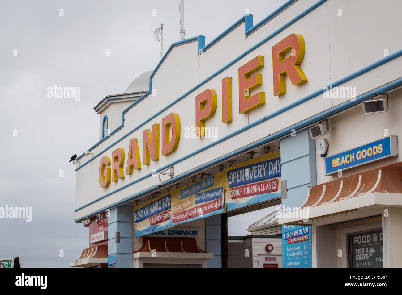 The Grand Pier at Weston-Super-Mare Somerset Stock Photo
